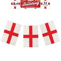 St. George's Cross Flag Banner 4M (11 Flags)