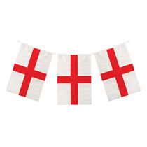 England St George's Flag Bunting 10mt (20 Flags)