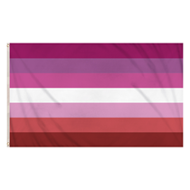 Pride LGBTQ+ Lesbian 5ft x 3ft Flag