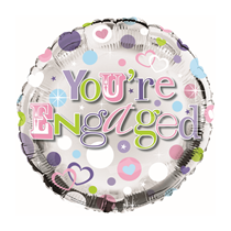 You're Engaged Round 18" Foil Balloon
