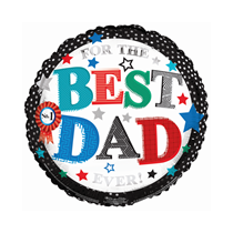 Best Dad Ever Father's Day 18" Foil Balloon