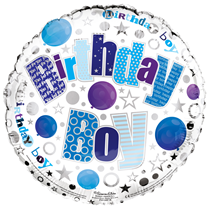 Birthday Boy 18"  Foil Balloon