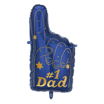 Fathers Day #1 Dad Foil Shape Balloon