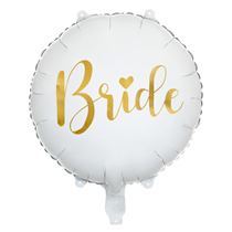 Gold Script Bride 18" Foil Balloon