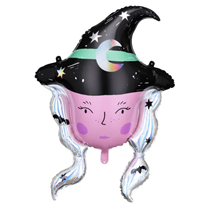 Halloween Witches Head 40" Large Foil Balloon