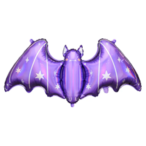 Halloween Purple Bat 47" Large Foil Balloon
