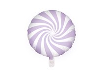  Lilac Candy Swirl 18" Foil Balloon