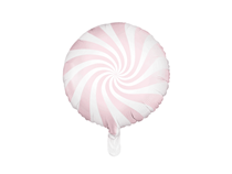 Light Pink Candy Swirl 18" Foil Balloon