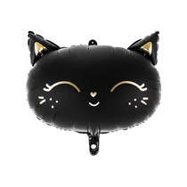 Black Cat Head 19" Foil Balloon