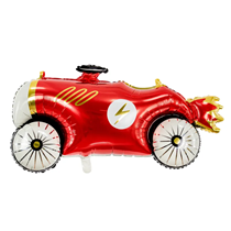 Vintage Red Racing Car 44" Large Foil Balloon