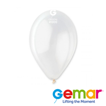 Gemar Crystal Clear 12" Latex Balloons 50pk