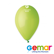 Gemar Standard Light Green 12" Latex Balloons 50pk