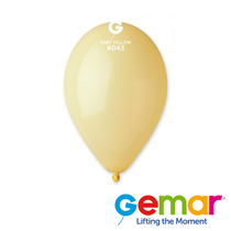 Gemar Macaron Baby Yellow 12" Latex Balloons 50pk