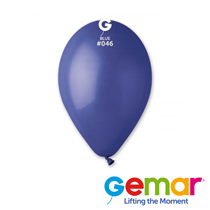 Gemar Standard Dark Blue 12" Latex Balloons 50pk