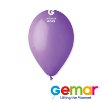 Gemar Standard Lavender 12" Latex Balloons 50pk