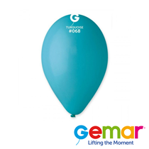 Gemar Standard Turquoise 12" Latex Balloons 50pk