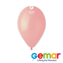 Gemar Macaron Baby Pink 12" Latex Balloons 50pk