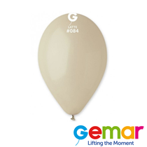 Gemar Natural Latte 12" Latex Balloons 50pk