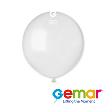 Gemar Crystal Clear 19" Latex Balloons 25pk