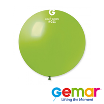 Gemar Standard Light Green 19" Latex Balloons 25pk