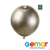 Gemar Shiny Prosecco 19" Latex Balloons 25pk