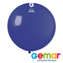 Gemar Standard Dark Blue 31" (2.5ft) Latex Balloons 10pk