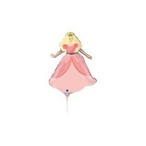 Princess 14" Mini Shape Foil Balloon
