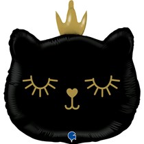 Black Cat Princess 26" Foil Balloon