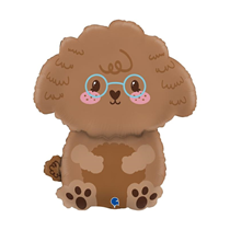 Grabo Cute Toy Poodle 21" Foil Shape Balloon