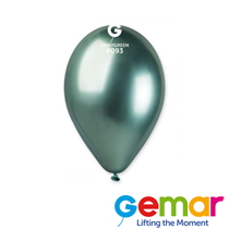 Gemar Shiny Green 12" Latex Balloons 50pk