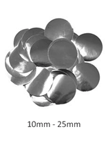 Oaktree Metallic Silver Foil Confetti