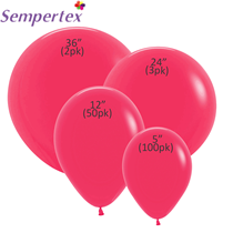 Sempertex Raspberry Latex Balloons