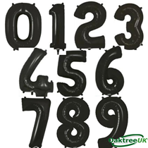Oaktree 34" Black Foil Numbers