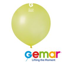Gemar Neon Yellow 19" Latex Balloons 25pk
