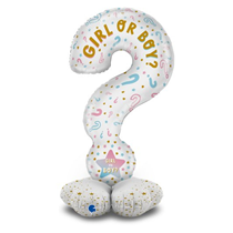 Grabo Standups Gender Reveal Question Mark 47" Foil Balloon