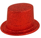 Red Glitter Top Hat