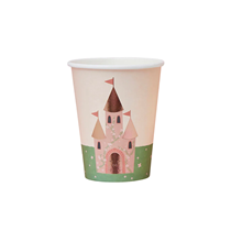 Princess Castle Paper Cups 230ml 8pk