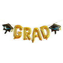 Grad Gold Foil Balloon Garland