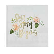Floral Wedding Guest Book 50 pages