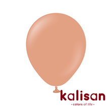Kalisan 18" Standard Clay Pink Latex Balloons 25pk
