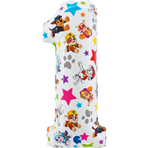26" Paw Patrol Number 1 Foil Balloon