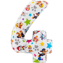 26" Paw Patrol Number 4 Foil Balloon