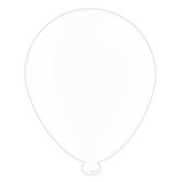 White 10" Latex Balloons 8pk