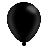 Black 10" Latex Balloons 8pk