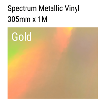 Gold Spectrum Vinyl Craft Roll