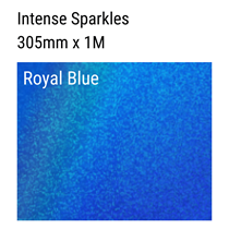 Royal Blue Intense Sparkles Craft Vinyl Roll