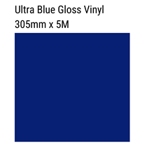 Ultra Blue Gloss Sign Vinyl Roll