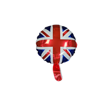 Union Jack 9" Mini Foil Balloon (Self Seal)