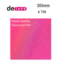 Intense sparkles fluorescent Pink Vinyl Roll Craft