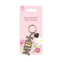 Mother's Day Diamante Keyring
